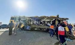 جزئیات حادثه اتوبوس سرویس دانشجویی در جاده سمنان به سرخه