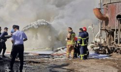 پیکر کارگر مفقود در حادثه آتش‌سوزی پالایشگاه نفت ایوانکی پیدا شد