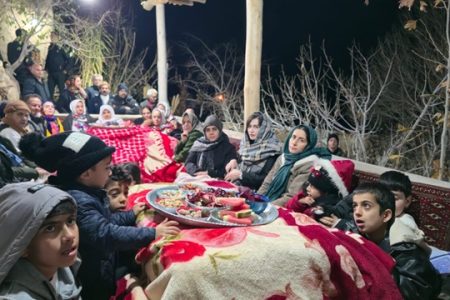 آیین شب یلدا در روستای هدف گردشگری قلعه‌بالا برگزار شد
