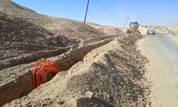 زمینی‌سازی مسیر فیبرنوری مخابرات ایوانکی به کرک برای ارتقای پایداری ارتباطات